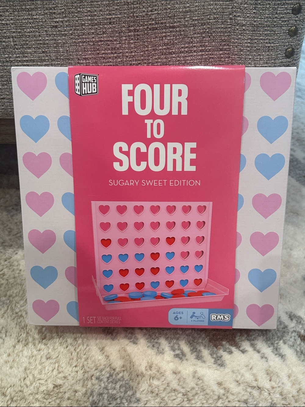 • NEW in BOX • Games Hub • Four To Score Game 💙❤️🩷 Sugary Sweet Edition 💙❤️🩷